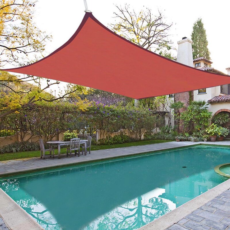 Yescom 18X18 Square Sun Shade Sail Patio Deck Beach Garden Outdoor Canopy Cover UV Blocking Reviews Wayfair